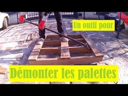 Comment Faire Un Outil Pour Demonter Les Palettes Youtube Outil Palette Palette Comment Faire