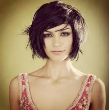 Go for an ombre with waves and pin your hair on one side with bobby pins. 30 Overwhelming Ideas For Short Choppy Haircuts The Right Hairstyles For You Thick Hair Styles Short Hair Styles Hair Styles