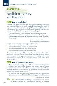 Get instant help for answers for pearson realize and also pearson realize teacher answer key. Chapter 18 Parallelism Variety And Emphasis Pearson