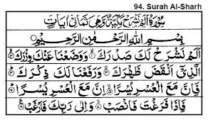94 Surah Al Sharh Quran Quran Verses Just Pray