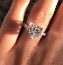 Pin By Christina Barnes On Rings Heart Shaped Engagement Rings Heart Shaped Diamond Ring Wedding Jewelry