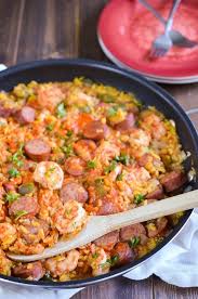 Easy Jambalaya Sausage And Shrimp Domestic Dee Recipe Jambalaya Recipe Easy Jumbalaya Recipe Jambalaya Recipe