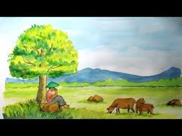 Seperti pantai, gunung, rumah, pepohonan, atau bunga. Download Cara Melukis Pemandangan Alam Dengan Gembala Versi Lambat Gratis