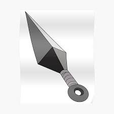 Largest selection of ninja kunai throwing knives! Kunai Knife Posters Redbubble