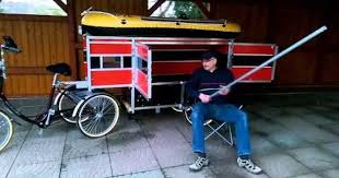 Skowimog1 Fahrradanhanger Bike Wohnwagen Gespann Youtube Bicycle Safety Bicycle Camping Bicycle