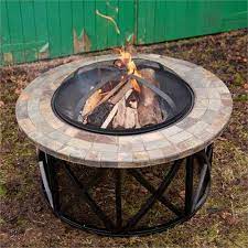 Use it as a coffee table. Ellister Round Mosaic Fire Pit Table 36in Free Uk Delivery