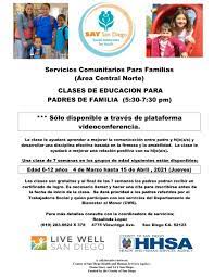 Classes are offered at walden's san bernardino office, in community locations, and at local high schools and educational facilities. Free Parenting Classes Cesar Chavez Elementary