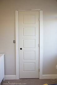 Installing A Pre Hung Door The Easy Way And Trimming Out A Door Aka Adding Molding Replacing Interior Doors Black Interior Doors Quick Door Hanger