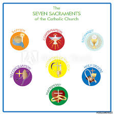 Check spelling or type a new query. Symbols Of The Seven Sacraments Of The Catholic Church Color Vector Stock Vektorgrafik Adobe Stock