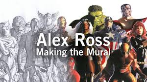 The idea of a normal person in the marvel universe seeing some of the most important marvel stories is clever, and the story is heartfelt and moving. Alex Ross Making The Marvel Mural Youtube
