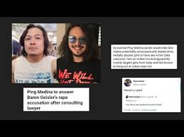 Medina and geisler were working together on set for an indie film when the incident happened. Alamin Ping Medina Sexual Harassment Rape Accusations Youtube