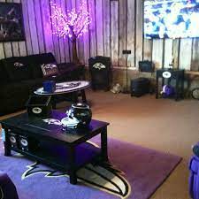 Of Course I Would Have To Rep My Team Go Baltimore Ravens Woman Cave Game Room Decor Family Room Decorating