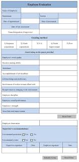 Teachers use rubrics to gather data about their students' progress on a particular assignment or skill. Employee Evaluation Form Employee Evaluation Form Evaluation Employee Evaluation Form
