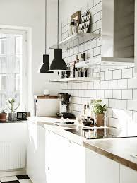 Watch as they wind frames around benchtops, make bold colour accents and show off potted tight on kitchen space? Nordic Kitchen Stainless Steel Shelves And Ikea Hektar Pendant Lamps Interior Design Kitchen Scandinavian Kitchen Design Home Decor Kitchen