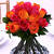 Pink And Orange Wedding Cake