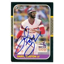 Daryl Boston autographed baseball card (Chicago White Sox) 1987 ...
