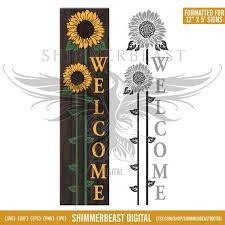 Download Summer Porch Sign Svg Welcome Porch Sign Svg With Sunflower Etsy Porch Welcome Sign Porch Signs Welcome Signs Front Door