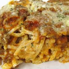 Baked Cream Cheese Spaghetti Recipe Cream Cheese Spaghetti Baked Cream Cheese Spaghetti Spaghetti Recipes