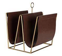 Maybe you would like to learn more about one of these? Kate And Laurel Alton Metal And Faux Leather Magazine File Holder Brown And Gold Buy Online In Botswana At Botswana Desertcart Com Productid 91215288