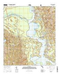 Ocklawaha River Topo Map In Putnam County Florida