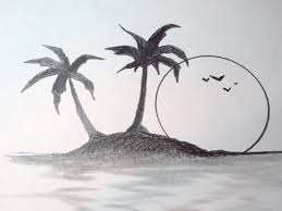 Drawing the landscape by john hulsey hulsey teaches you: Island Drawing At Paintingvalley Com Explore Collection Of Island Drawing