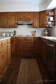 A Simple Kitchen Makeover Without Paint Kitchen Design Wood Kitchen Cabinets Kitchen Redo