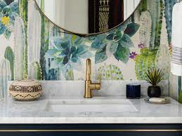 On the earth shift :) aliens, vr, funny, space. 9 Pretty Powder Rooms That Pack A Style Punch 5280