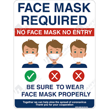 Health warning (plural health warnings). Z Covid19 005 Coronavirus Covid 19 Health Warning Face Mask Required No Face Mask No Entry Be Sure To Wear Face Mask Properly Hartac Australia