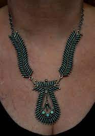 Gorgeous Vintage Navajo Ab Anna Begay Zuni Petit Point Sleeping Beauty Turquoise Squash Blossom Necklace 48 Grams Vintage Native American Jewelry Sleeping Beauty Turquoise Vintage Navajo