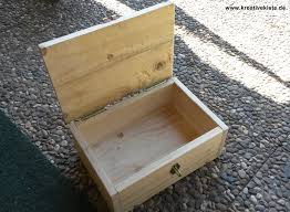 Holz Schatzkiste Bauanleitung Schatzkisten Holzkiste Bauen Spardose Holz