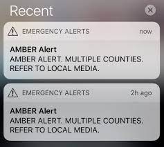 An amber alert or a child abduction emergency (same code: Confused By That Vague Amber Alert On Wednesday You Weren T Alone Daily News