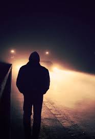 Silhouette Of A Man Walking Down The Street On A Foggy Night Silhouette Photography Dark Room Photography Beautiful Dark Art
