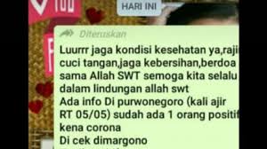 We did not find results for: Beredar Pesan Berantai Di Whatsapp 1 Pasien Positif Corona Di Rsud Margono Purwokerto Ini Faktanya Tribun Jateng