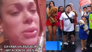 JB en ATV parodia a Dayana Valenzuela y ella se enfrenta a Jorge  Benavides: “Yo no quiero” - Infobae