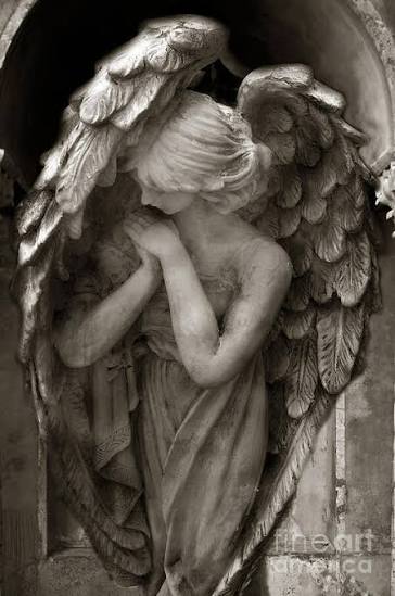 Angel Photography Spiritual Angel - Guardian Angel In Prayer - Angel  Praying Art Print by Kathy Fornal - Fine Art America