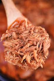 Remove the meat, strain and save the onions, discard all liquid. Slow Cooker Pulled Pork Recipe Sweet And Savory Meals