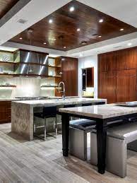 So as you can imagine, if you only install recessed lights in the center of your kitchen soffit, you may end up with a bright floor and dark counter tops. Design Ideas For A Recessed Ceiling Kitchen Ceiling Kitchen Design Kitchen Ceiling Lights