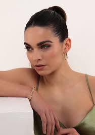 Goldfarbig NOTRE-V Armbänder BANGLE STONE MULTI