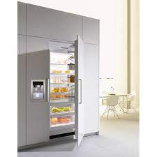 We have an american style fridge freezer with an ice maker and water dispenser in the front and i find it great to use. Miele F1911vi Phi