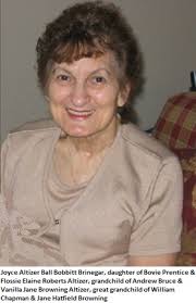 Joyce Altizer Brinegar (1933-2009)
