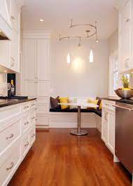A Hundred Year Old House Gets A New Galley Kitchen The Challenge How Do You Fit A Working Kitchen And An Eating Area In A 9 Wide Space In This Kitchen
