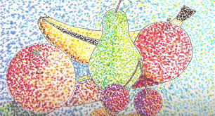 Proceso en el dibujo artstico: Ninos Dibujos Con Puntillismo Paisajes Faciles Novocom Top