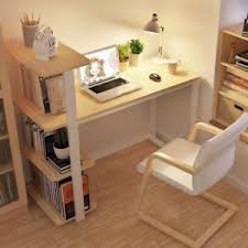 60 Corner Table With Shelves Home Office Computer Desk Bedroom Corner Study Table