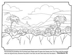 Our printable bible minibooks make fantastic tools for your children's ministry lessons. 12 Spies Coloring Page Shefalitayal