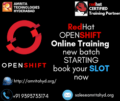 We Are Starting New Batch On Redhat Openshift At Amrita Technologies Hyderabad This Weekend Book Your Slot Now At Http Amri Technology Train Online Training