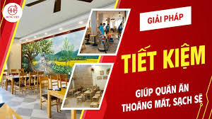 Giải pháp tiết kiệm giúp quán ăn trở nên thoáng mát, sạch sẽ