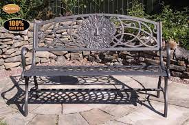 Garden benches are an understated essential to complete any patio or garden set up. Gardeco Cast Iron Greenman Garden Bench Patio Life