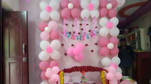 We have lots of plans to enable you to design your uncommon day. Simple Baby Girl Cradle Name Ceremony Balloon Decoration Ideas à°¬ à°°à°¸ à°² à°µ à°¡ à°• Youtube