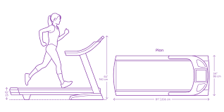 treadmills dimensions drawings dimensions guide