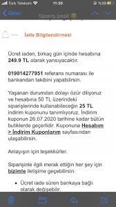 Kargo sadece trendyol iadesini almıyor. Trendyol Urun Iptalini Gerceklestirip Para Iadesi Yapilmadi